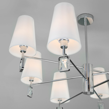 Люстра на штанге Eurosvet Milazzo 60137/8 хром 