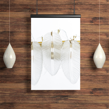 Подвесная люстра Arte Lamp EVIE с поддержкой Маруся A4052SP-12SG-М 