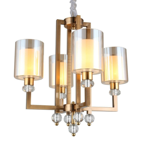 Люстра подвесная с лампочками Omnilux OML-80003-04+Lamps 