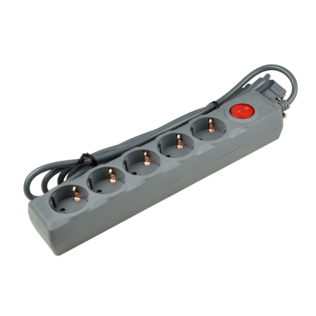 Сетевой фильтр Uniel Universal S-GSU5-5 GREY (UL-00001749)