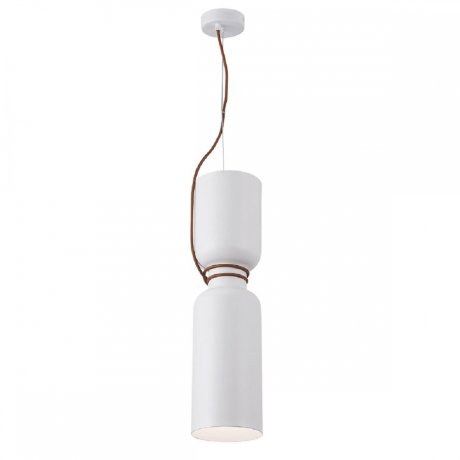 Подвесной светильник с лампочкой CRYSTAL LUX Uno SP1.2 White+Lamps 