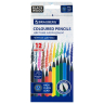 Нарушена упаковка!  <402387> Карандаши цветные BRAUBERG, 12 цветов, черное дерево, грифель мягкий 3,3 мм, 181856 (181856)