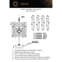 Настольная лампа с лампочкой APLOYT APL.747.04.01+Lamps
