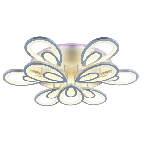 Светодиодная диммируемая люстра с пультом Profit Light 1507/6+3 WHT 