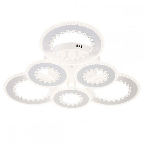 Потолочная диммируемая люстра с пультом ДУ Escada Dew 10233/6LED 