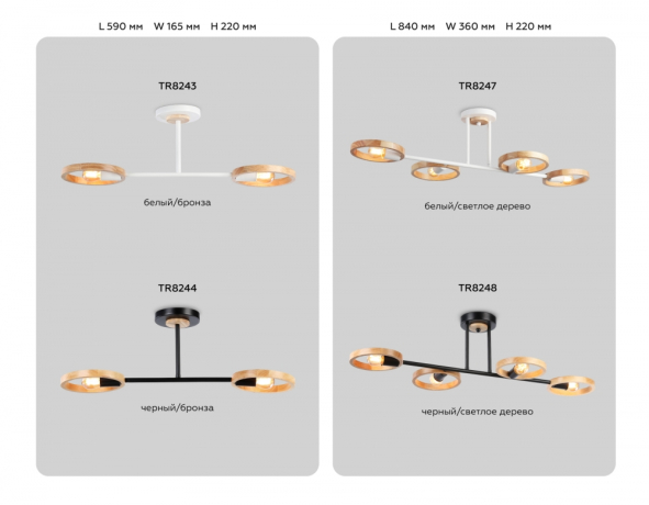 Потолочный светильник Ambrella light TRADITIONAL LoftTR8243 