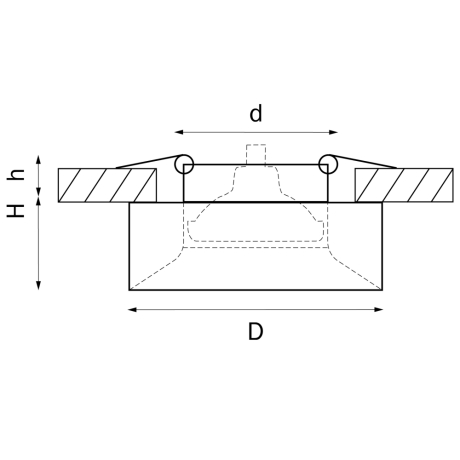 Встраиваемый светильник Lightstar Levigo L01002120 