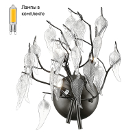 Светильник на стену с Led лампочками в комплекте Wertmark WE182.03.021+Lamps