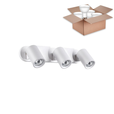 Спот с лампочкоами Novotech Gusto 370652+Lamps Gu10 