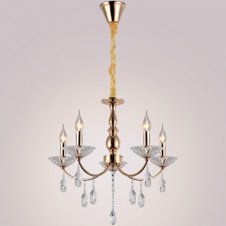 Подвесная люстра ILLUMICO IL1242-5PPA-29 GD