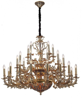 Подвесная люстра Lucia Tucci Firenze 1780.30.3 Antique Gold 