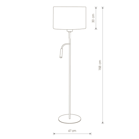 Торшер Nowodvorski Hotel Plus 9074 