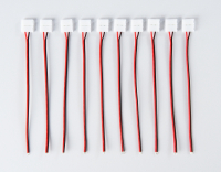 10шт. Соединитель гибкий односторонний для светодиодной ленты 5050 12/24V (2 конт.) 150 мм Ambrella light ILLUMINATION LED GS7101