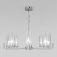 Подвесная люстра Eurosvet Arganie 60133/8 серебро (a057760)