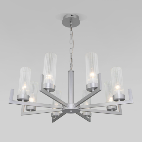 Подвесная люстра Eurosvet Arganie 60133/8 серебро (a057760) 