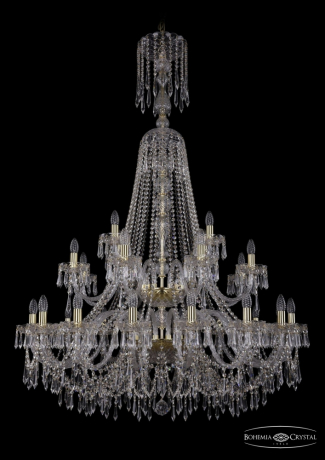 1403/16+8+4/400/XL-163/2d/G Подвесная люстра Bohemia Ivele Crystal 