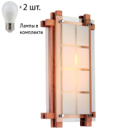 Светильник настенный с лампочками Omnilux OML-40511-02+Lamps