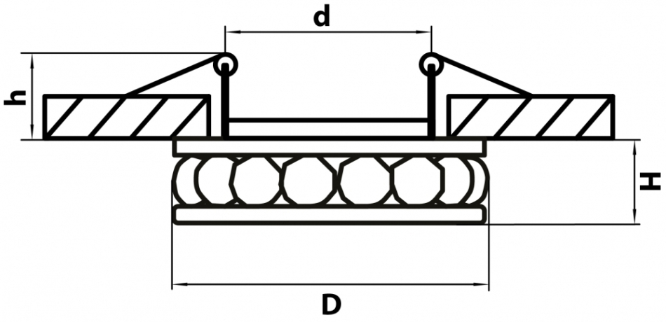 Встраиваемый светильник Lightstar Monilo 031702 