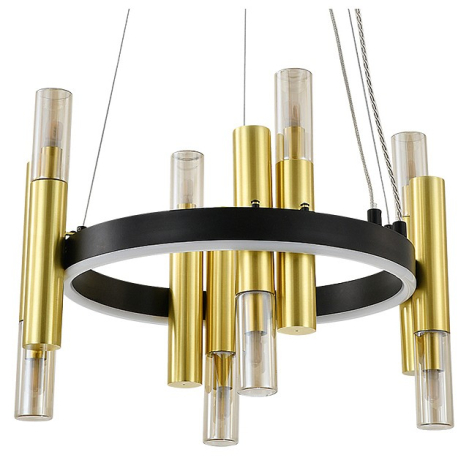 Подвесная люстра Indigo Fiamma 13027/8P Black 