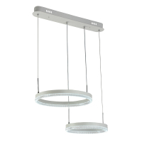 Подвесная диммируемая люстра с пультом ДУ Profit Light 6038/2A WHT 76W