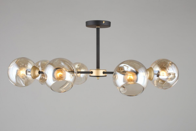 Люстра потолочная с лампочками Omnilux OML-93607-08+Lamps 