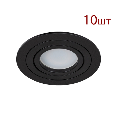 Комплект 10шт. Встраиваемый светильник Arte Lamp Tarf A2167PL-1BK-10 