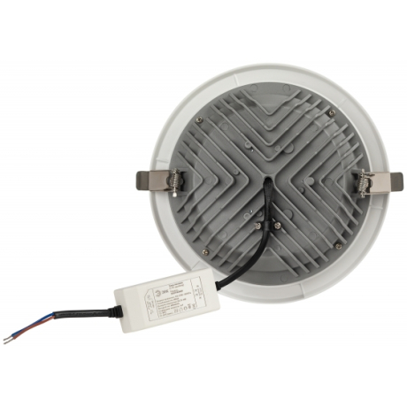 Встраиваемый светильник Downlight Эра SDL-10-90-30K-W30 встраиваемый круглый 30Вт 3000K 2700Лм D195х65