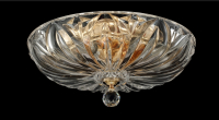 Потолочный светильник с лампочками CRYSTAL LUX DENIS D400 GOLD+Lamps