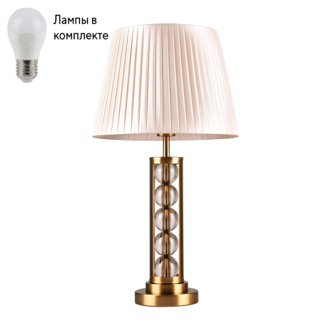 Настольная лампа в комплекте с лампочкой  Arte lamp A4062LT-1PB+Lamps 