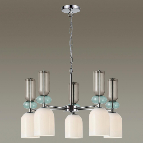 Люстра подвесная со светодиодными лампочками E27, комплект от Lustrof. №333243-624511 