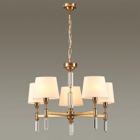 Люстра на штанге со светодиодными лампочками E14, комплект от Lustrof. №304112-627115 