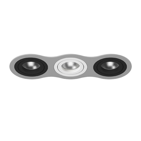 i639070607 Встраиваемый точечный светильник Intero 16 Triple Round Lightstar (комплект из 217639+217607+217606+217607) 