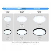 Потолочный светодиодный светильник Ambrella light Orbital Air Slim FZ1953