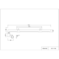 Настенный светильник Favourite Cuero 4111-1W