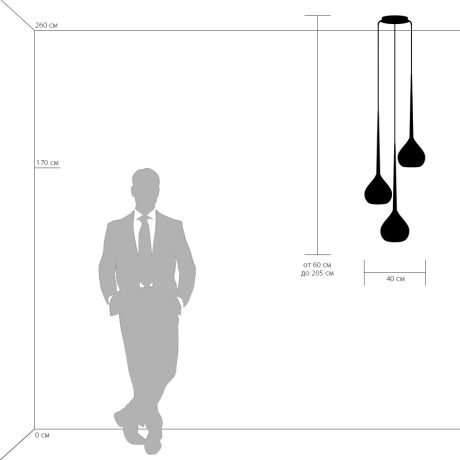 808230 Светильник подвесной Lightstar с поддержкой Маруся Forma 