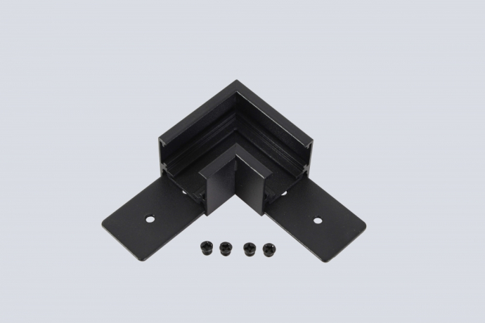 Соединитель для магнитного накладного шинопровода угловой Crystal Lux CLT 0.214 04 BL 