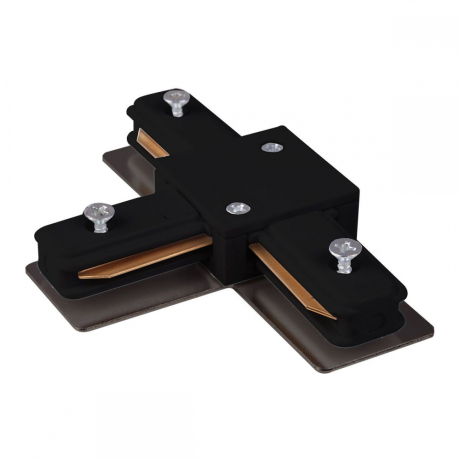 Коннектор Т-образный для однофазного шинопровода Elektrostandard TRC-1-1-T-BK / Коннектор Т-образный для однофазного шинопровода (черный) (a039510) 