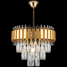 Подвесная хрустальная люстра Reluce 02144-0.4-05 FGD+BK (1425090) 