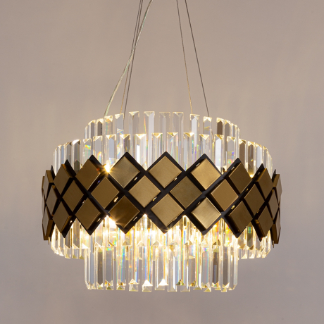 Люстра подвесная с лампочками Arte lamp A1039SP-10BK+Lamps 