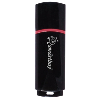 Флеш-диск 16 GB, SMARTBUY Crown, USB 2.0, черный, SB16GBCRW-K (512189)