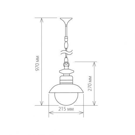 Talli H черный (GL 3002H) Уличный подвесной светильник Elektrostandard (a038483)
