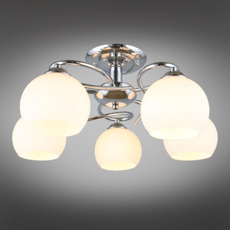 Люстра потолочная с лампочками Omnilux OML-25107-05+Lamps 