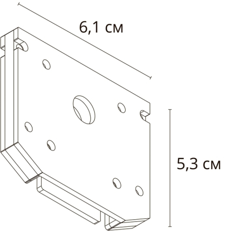 Заглушка для трека Arte Lamp Linea-accessories A484206E 