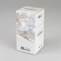 10м. Светодиодная гирлянда нить Ardecoled 230V ARD-String-Classic-10000-White-100Led-Milk-STD Warm (31204)