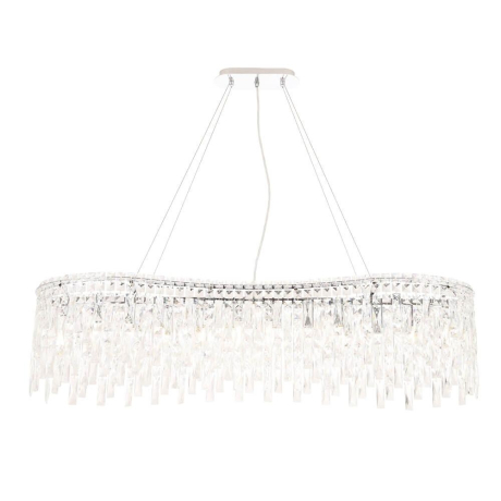 Подвесная люстра с лампочками CRYSTAL LUX Abril SP12 L1200+Lamps 