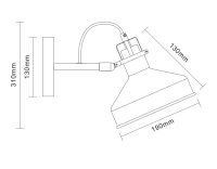 WML-425  C62 Бра настенное Camelion  Amsterdam 13020