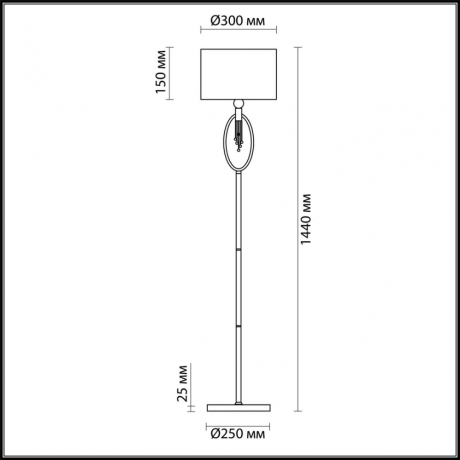 Торшер Neoclassi Lumion 4515/1F 