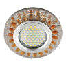 Встраиваемый светильник с LED подсветкой Fametto Luciole DLS-L151 Gu5.3 Glassy/Gold (UL-00003909) 