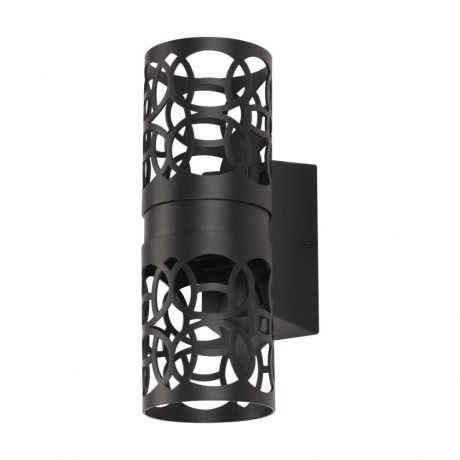 359537 STREET NT25 000 черный Светильник ландшафтный настенный IP65 LED 2*5W 3000К 100-240V NETZ NOVOTECH 