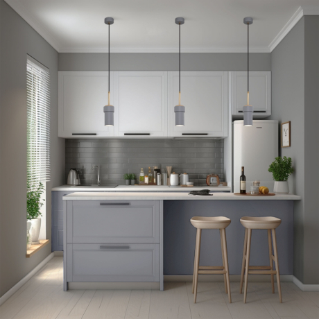 Подвесной светильник 50264/1 серый Eurosvet (a064972) 